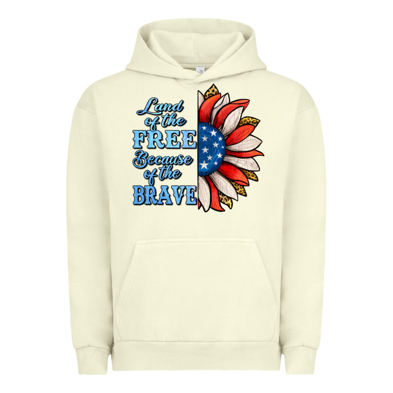 Patriotic Sunflower Urban Hoodie by Jasminsmagicworld | Teevron