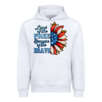 White Patriotic Sunflower Urban Hoodie - Jasminsmagicworld