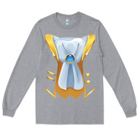 Heather Grey beauty and the beast coat costume halloween t shirt Long Sleeve Tee - artisFamous