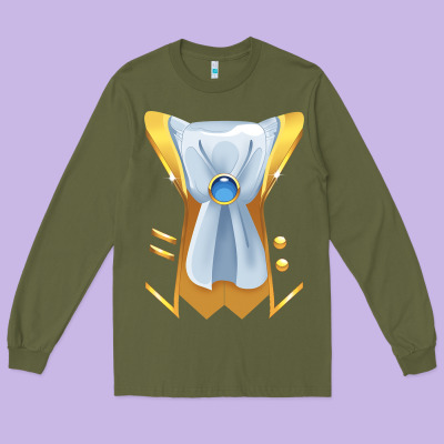 Beauty And The Beast Coat Costume Halloween T Shirt Long Sleeve Tee Designed By Artisfamous