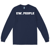Navy Ew people Long Sleeve Tee - artisFamous