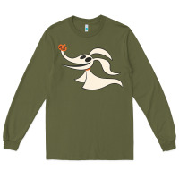 Army Green halloween nightmare before christmas zero tank top Long Sleeve Tee - artisFamous