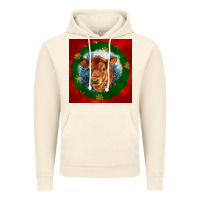 Vintage Artic christmas red angus calf head Vintage Hoodie - LillyAllenDesigns