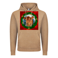 Vintage Coffee christmas red angus calf head Vintage Hoodie - LillyAllenDesigns