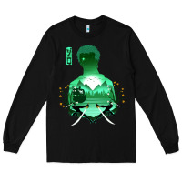 Black Zoro Long Sleeve Tee - artisFamous