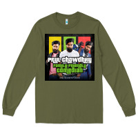 Army Green friendly comedian paul chowdhry stand up Long Sleeve Tee - artisFamous