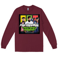 Burgundy friendly comedian paul chowdhry stand up Long Sleeve Tee - artisFamous