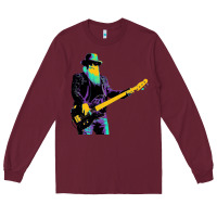 Burgundy legends bassis dusty hill Long Sleeve Tee - artisFamous