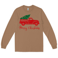Toasted Coconut vintage red truck with christmas Long Sleeve Tee - artisFamous