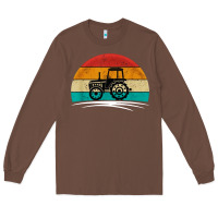 Chestnut vintage tractor Long Sleeve Tee - artisFamous