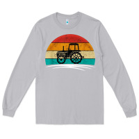 Moon Dust vintage tractor Long Sleeve Tee - artisFamous