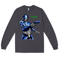 Smoke 8bit robocop Long Sleeve Tee - artisFamous