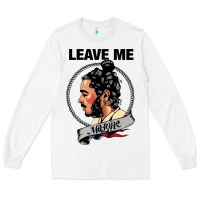 White leave me malone merch Long Sleeve Tee - artisFamous