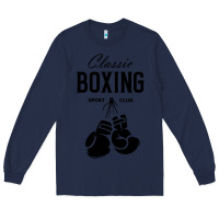 Navy boxing gym classic Long Sleeve Tee - artisFamous