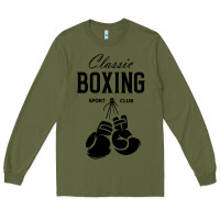 Army Green boxing gym classic Long Sleeve Tee - artisFamous