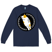 Navy calico cat Long Sleeve Tee - artisFamous