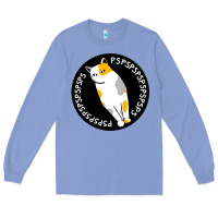 Colony Blue calico cat Long Sleeve Tee - artisFamous