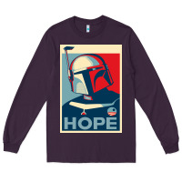 Plum boba fett for president Long Sleeve Tee - artisFamous