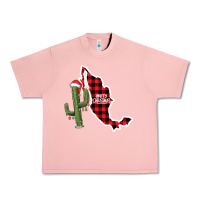 Salmon Merry Christmas Urban Heavy Tee - CowhideDigitalArt