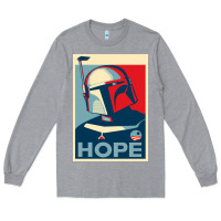 Heather Grey boba fett for president Long Sleeve Tee - artisFamous