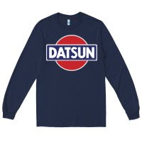 Navy New Japanese Datsun Fanatics Long Sleeve Tee - artisFamous