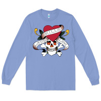 Colony Blue Funny Ed Hardy Sarcasme Saying New Long Sleeve Tee - artisFamous