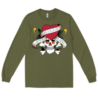 Army Green Funny Ed Hardy Sarcasme Saying New Long Sleeve Tee - artisFamous