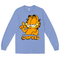 Colony Blue Funny Garfild new vector design Long Sleeve Tee - artisFamous