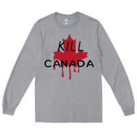 Heather Grey The Blame Canada New Long Sleeve Tee - artisFamous