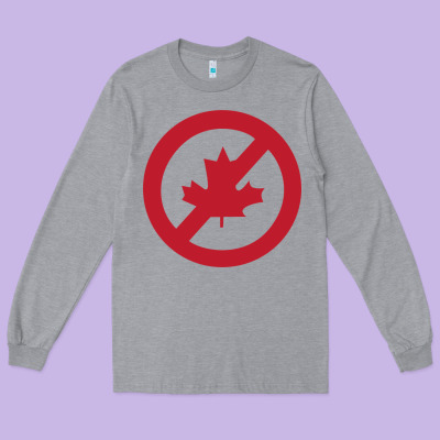 The Blame Canada Long Sleeve Tee Designed By Artisfamous