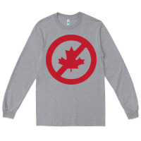 Heather Grey The Blame canada Long Sleeve Tee - artisFamous