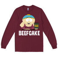 Burgundy New Park Beefcake Long Sleeve Tee - artisFamous