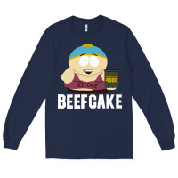 Navy New Park Beefcake Long Sleeve Tee - artisFamous