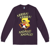Plum Funny Speedy Arriba arriba New Long Sleeve Tee - artisFamous
