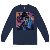 Navy Bring Me Spirit Long Sleeve Tee - artisFamous