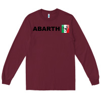 Burgundy abarth italy merch Long Sleeve Tee - artisFamous