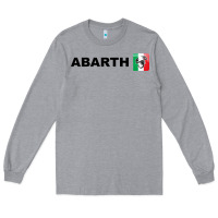 Heather Grey abarth italy merch Long Sleeve Tee - artisFamous