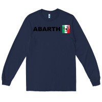Navy abarth italy merch Long Sleeve Tee - artisFamous