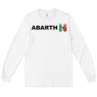 White abarth italy merch Long Sleeve Tee - artisFamous
