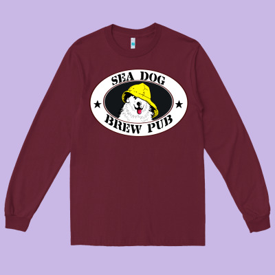 Sea Dog Brew Pub Long Sleeve Tee Designed By Artisfamous