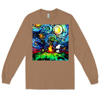 Toasted Coconut starry night print van gogh parody Long Sleeve Tee - artisFamous