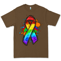 Cacao Pride ribbon Premium Tee - FaDigitalArtStudio