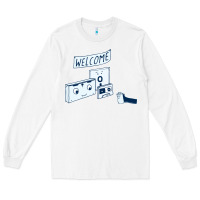 White analog retirement Long Sleeve Tee - artisFamous