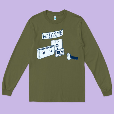 Analog Retirement Long Sleeve Tee Designed By Artisfamous