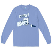 Colony Blue analog retirement Long Sleeve Tee - artisFamous