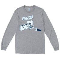 Heather Grey analog retirement Long Sleeve Tee - artisFamous