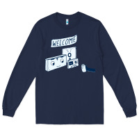 Navy analog retirement Long Sleeve Tee - artisFamous