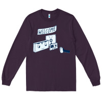 Plum analog retirement Long Sleeve Tee - artisFamous