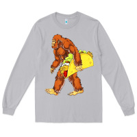 Moon Dust bigfoot carrying taco Long Sleeve Tee - artisFamous