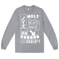 Heather Grey melt banana classic Long Sleeve Tee - artisFamous